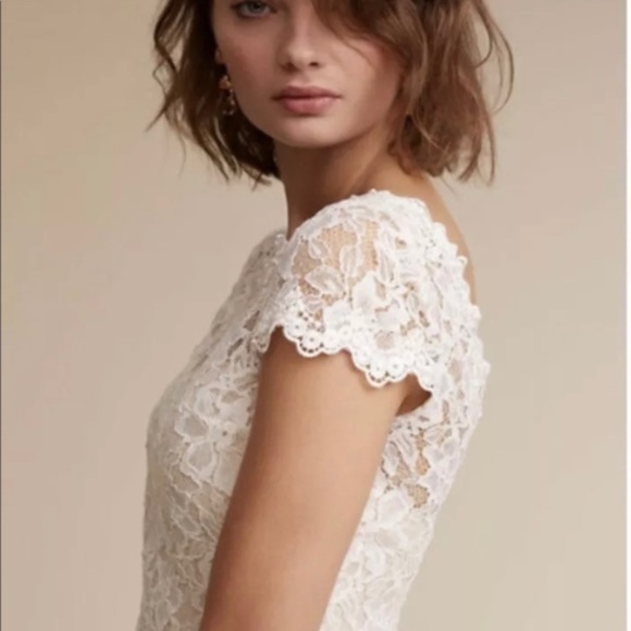 BHLDN by TADASHI SHOJI Sydney Lace Topper - Picture 6 of 9